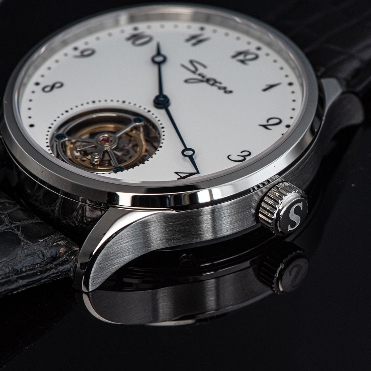 Luxury Tourbillon Men Watch Mechanical Hand Wind