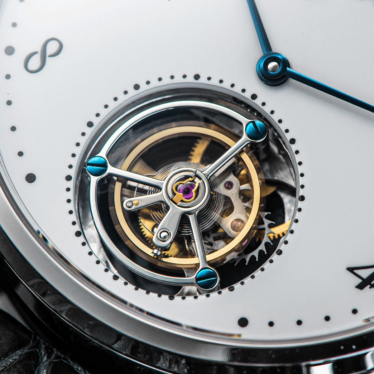 Luxury Tourbillon Men Watch Mechanical Hand Wind